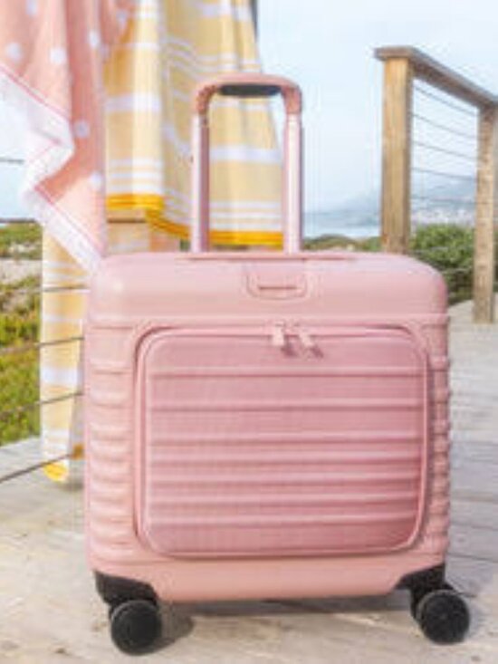BEIS Handbags - RARE! NWT BÉIS Kids Mini Roller Suitcase in Atlas Pink - DISCONTINUED!